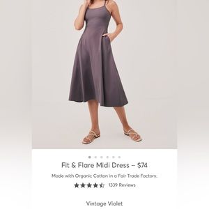 Fit & Flare Midi Dress